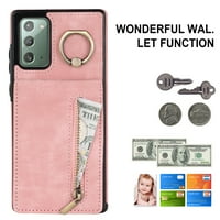 Nalacover za Samsung Note 20, novčanik RFID nosač kreditnih kartica i džep sa zatvaračem, zaštita od