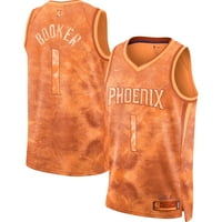 Unizirani Nike Devin Booker Orange Phoeni Suns Select Series Swingman Jerseyy
