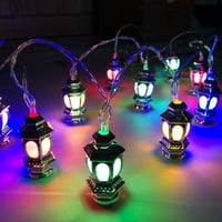 Trayknick lampioni Creative Dekorativne svjetlosti Tri svjetiljke perle boje plastične LED žičare lagane