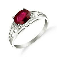 Galaxy Gold 1. CT 14K Solid Gold Filigraire Prsten Ruby