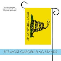 Toland Home Garden ne gazi na mene horizontalna sloboda Gadsden zastava dvostrane