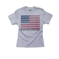 Sjedinjene Države Baseball Classic - Svjetski vintage šišmiši za zastavu Dječakova majica za mlade siva