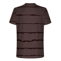 Ležerne majice za muškarce veliki i visoki okrugli vrat kratkih rukava 3D digitalna košulja košulje