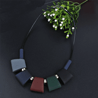 Ženska ogrlica sa ogrlicama lančane ogrlice s šarenim perlama za žene ogrlice nakit