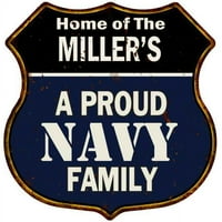 Ponosna mornarica Porodični znak Shield Metal Poklon 211110017006