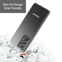 Slim-Fit Fashion futrola za telefon za Samsung Galaxy A 5G, sa zaštitnim zaslonom od kaljenog stakla