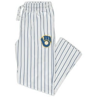 Muški pojmovi Sport Bijeli Royal Milwaukee Brewers Big & Visok pantalone za spavanje s klizama