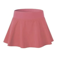 Qazqa Ženske kratke hlače Modne teniske hlače Fold Sportski trčanje Golf Plus Veličina Skrit crvena