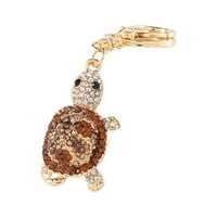 Privjesci za žene Keychain Turtle Diamond Turtle Privjesak za ključeve Key prsten Charm Diamond Privjesak