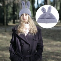 Jesenja zima obožavajući zečji uši topao je kaputinski šešir za djevojčice