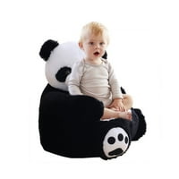 Julam Kids Panda Bear Plish stolica Comfy Fotega za naslonu za životinje