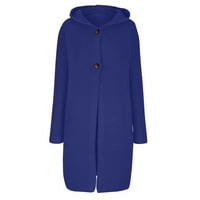 Ženske jakne grijač Zimski trendy za prodaju Udobne plišane lagane čvrstote ili tiskane plave veličine
