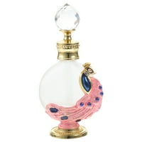 Vintage boca prazna esencijalna ulja za punjenje boca za punjenje pauncock dekorca, boca parfema 12ml