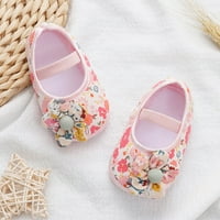 Toddler baby meke cipele Walkers Cipele šarene cvijeće Princeze Cipele ravne šetače cipele Sandale