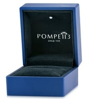 Pompeii CT Diamond Channel set Vjenčani prsten 10k bijelo zlato