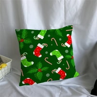 Božićni jastuk skriveni patentni zatvarač svijetli uzor uzorak uzorak bacanja jastuk za dnevnu sobu