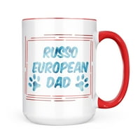 Neonblond Dog & Cat Dad Russo Europska laika šalica za ljubitelje čaja za kafu