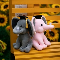 Sprifallbaby Baby Crtani slonovi plišane igračke Pamuk Velike veličine Punjeni životinjski plišani luk