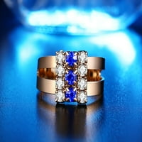 Geometrijski otvoreni prsten luksuzni dizajn sofisticirani modni nakit vrhunskog poklona