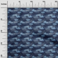 Onuone viskoznog dresa Mornarica Plava tkanina Galaxy tkanina za šivanje tiskane plafne tkanine pored