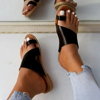 Omladinski dostavi donji dno modne žene sandale crne veličine 4.5