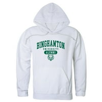 Sveučilište Binghamton Bearcats Alumni Fleece Hoodie Dukseri bijeli X-veliki