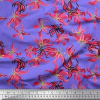 Soimoi pamučna kambrička tkaninska tkanina Wildflower cvjetni tkanini otisci na široko dvorište