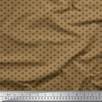 Soimoi pamučna kambrička tkanina geometrijska mala motiva za pljesak tiskane tkanine sa dvorištem širom