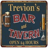 Trevion's Green Bar & Tavern Rustic Sign High Gloss Metal 208120047881