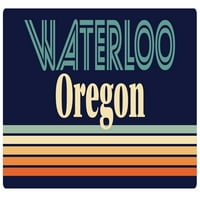 Vodenoloo Oregon vinil naljepnica za naljepnicu Retro dizajn