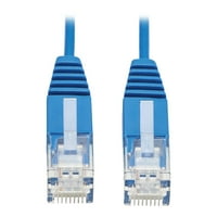 Tripp Lite Cat Gigabit Ethernet kabl oblikovan ultra-tanak RJ M Blue 5ft - mrežni kabel - RJ- do RJ--