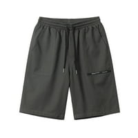 Wendunide kratke hlače za muškarce Ljetne hlače od solidne boje džepova Izvlačenje labavih ležernih