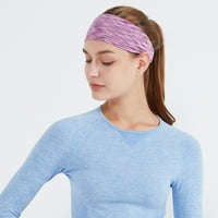 Sportska traka za glavu Visoka elastičnost znojna apsorpcija prozračna svila od svile mekane žene trčanje