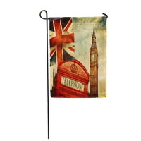 Simboli London Engleske UK Crveni telefonski kabine za zastavu DEKORATIVNA ZASTAVA KUĆA BANNER