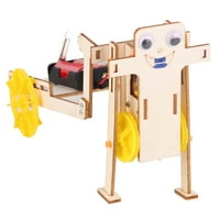 Drveni DIY vučni robot, djeca DIY robot, naučni za studentski robot igrački eksperiment igračka djeca