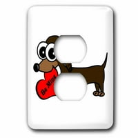 3Droza Slatki pas Budite minsko srce ֠ Jahyshund - Otvor za utikač