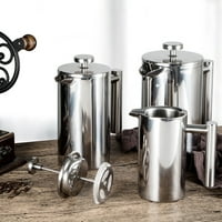Fairnull 800ml 350ml 1000ml za kavu za kafu jednostavno za čišćenje aparata za kavu od nehrđajućeg čelika