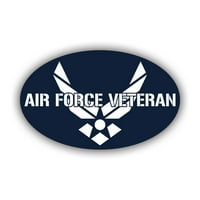 Air Force Veteran naljepnica - samoljepljivi vinil - Vremenska zaštitna - izrađena u SAD - Patriot Service