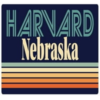 Harvard Nebraska vinilna naljepnica za naljepnicu Retro dizajn