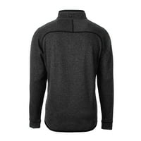 Muški rezač i buck heather charcoal Denver Broncos bacač Logo Glavna jakna s pulover-pletivom