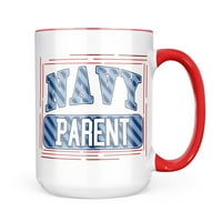 Neonblond Navy Roditelj, Blue Stripes Poklon za ljubitelje čaja za kavu