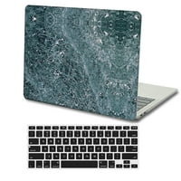 Kaishek Kompatibilan je s najnovijim Macbook Pro S kućištem Model A1707 i A1990, plastična navlaka tvrdog zaštitnog školjki + crna poklopac tastature, mermer a 1