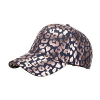 Žene Muškarci Sport Leopard Print Prozračno plaža Baseball Cap Hop Hat Sun Hat