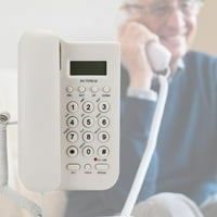 Telefon, pouzdan za upotrebu praktičnosti stabilnog žičanog telefona za dom bijelo