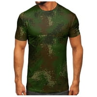 Muške majice casual majice kratkih rukava majica kratkih rukava muška sportska majica, vojska zelena,