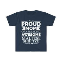 Ponosna mama maltese shih tzu pas pas majčin majčin dan unise majica S-3XL