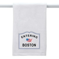 Savremeni dom koji žive 26 bijelo ulazak u Boston ručnik ručnika sa grmljem