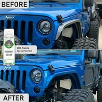 Za Jeep tačan podudarnost aerosola sprej za dodir up boju i sprej 2k Clearcoat - odaberite boju