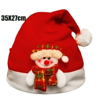 Stalna odjeća odrasla osoba Santa Hat Božićni crtani rodljici Santa Claus Snjegović šešir Sretan božićni