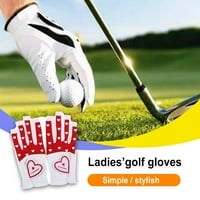 Golf rukavice Žene Mikro vlakno u obliku srca Protiv klizanja Jednostavni modni modni elastični podesivi